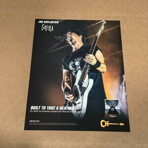 Joe Duplantier of Gojira - Charvel Guitars - 2017 Print Ad